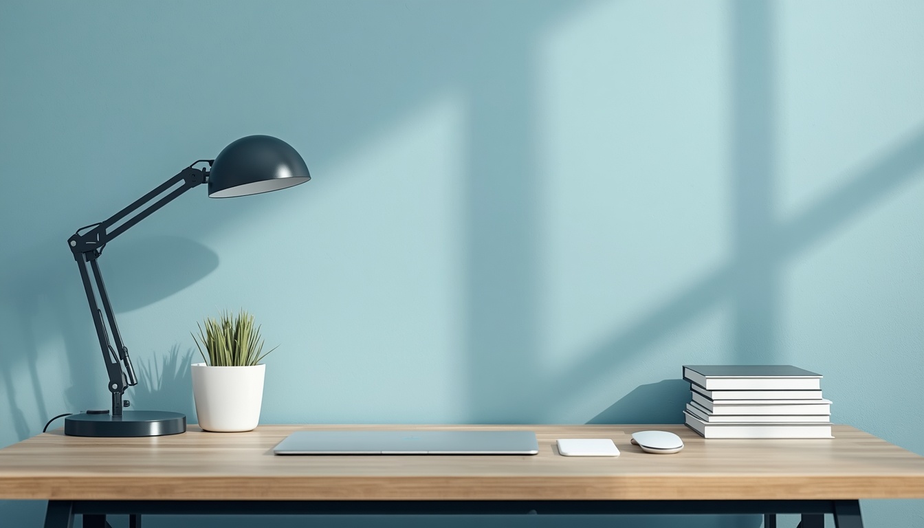 Calm workspace for focused habit planning sessions